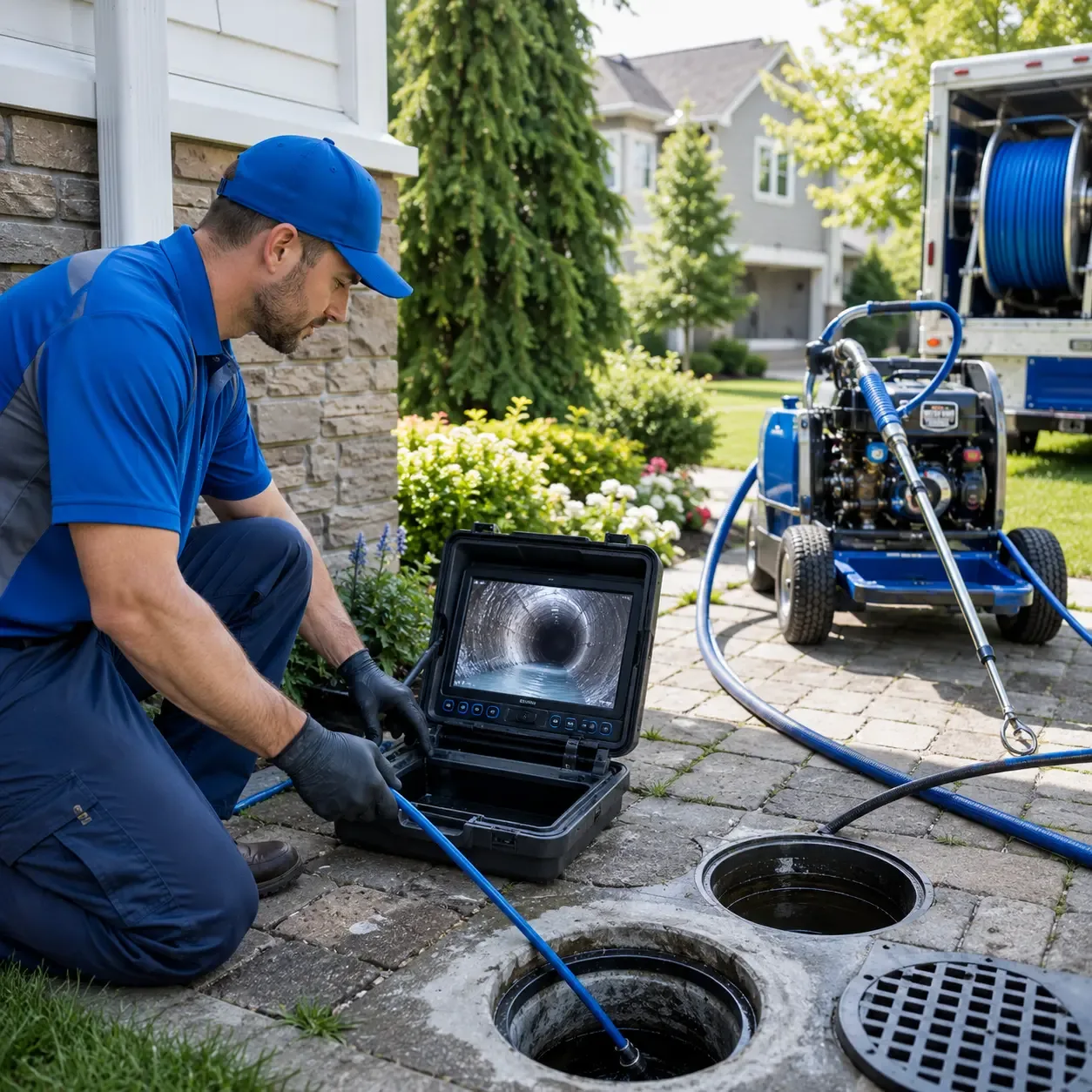 Outdoor drain cleaning professionals serving Nauvoo, IL